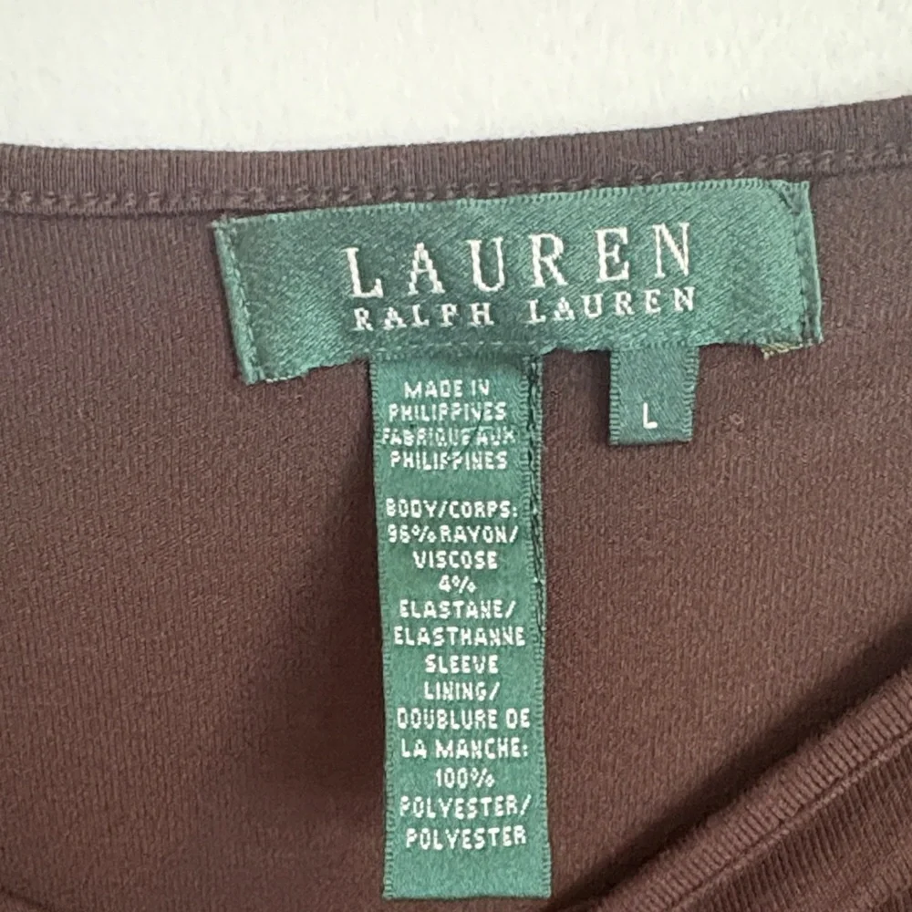 Ralph Lauren Dark Brown Blouse - Picture 2 of 6